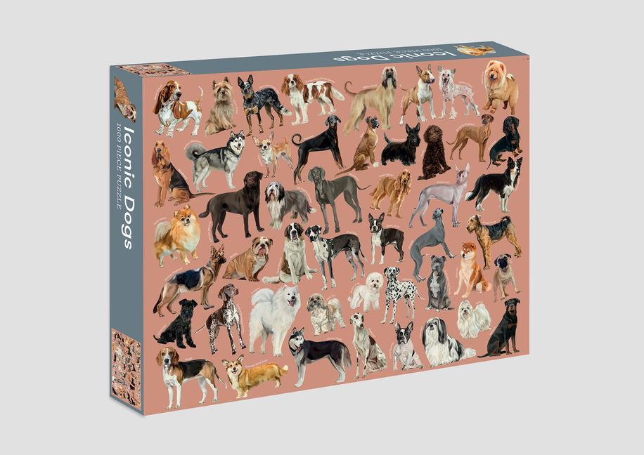 Kniha Iconic Dogs: 1,000-Piece Jigsaw Puzzle 