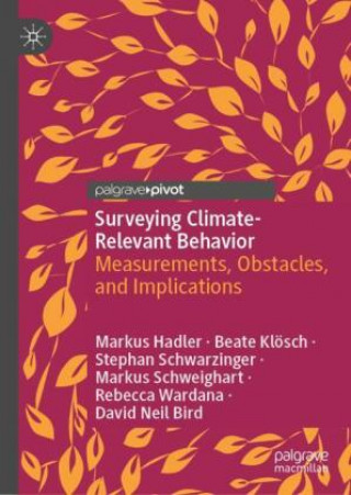 Buch Surveying Climate-Relevant Behavior Markus Hadler