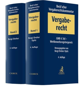 Buch Beck'scher Vergaberechtskommentar  Gesamtwerk Meinrad Dreher
