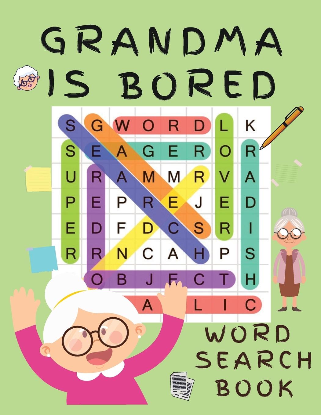 Книга Grandma is Bored Word Search Book 