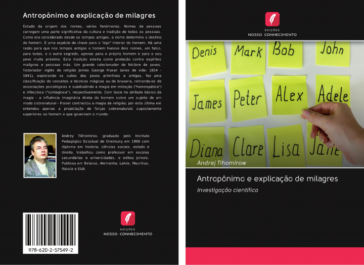 Knjiga Antropônimo e explicaç?o de milagres 