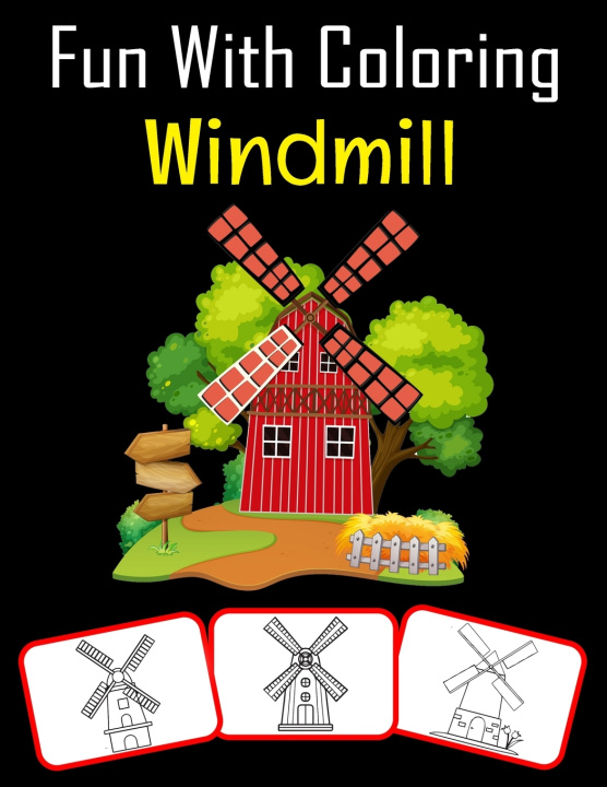 Buch Fun with Coloring Windmill House Rose Press House