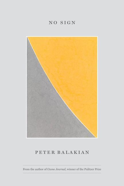 Kniha No Sign Peter Balakian