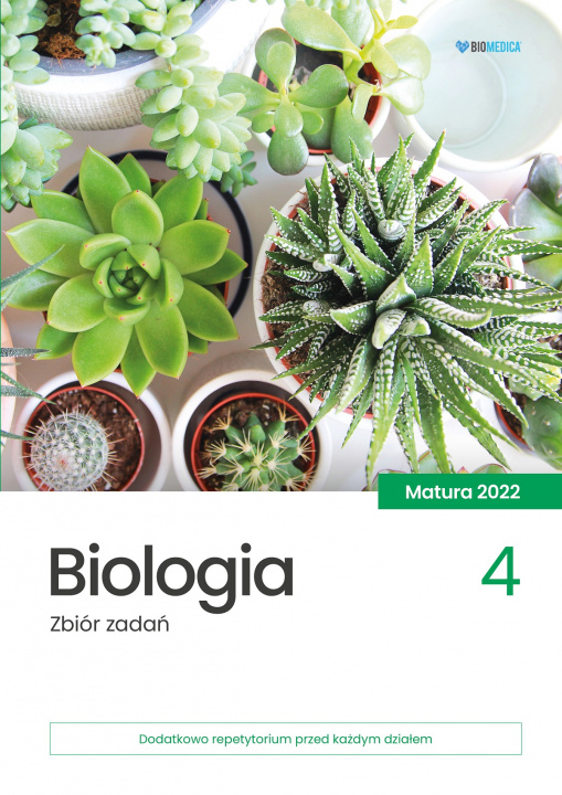 Book Biologia zbiór zadań matura 2022 Tom 4 Opracowania Zbiorowe