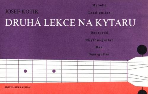 Kniha Druhá lekce na kytaru Josef Kotík