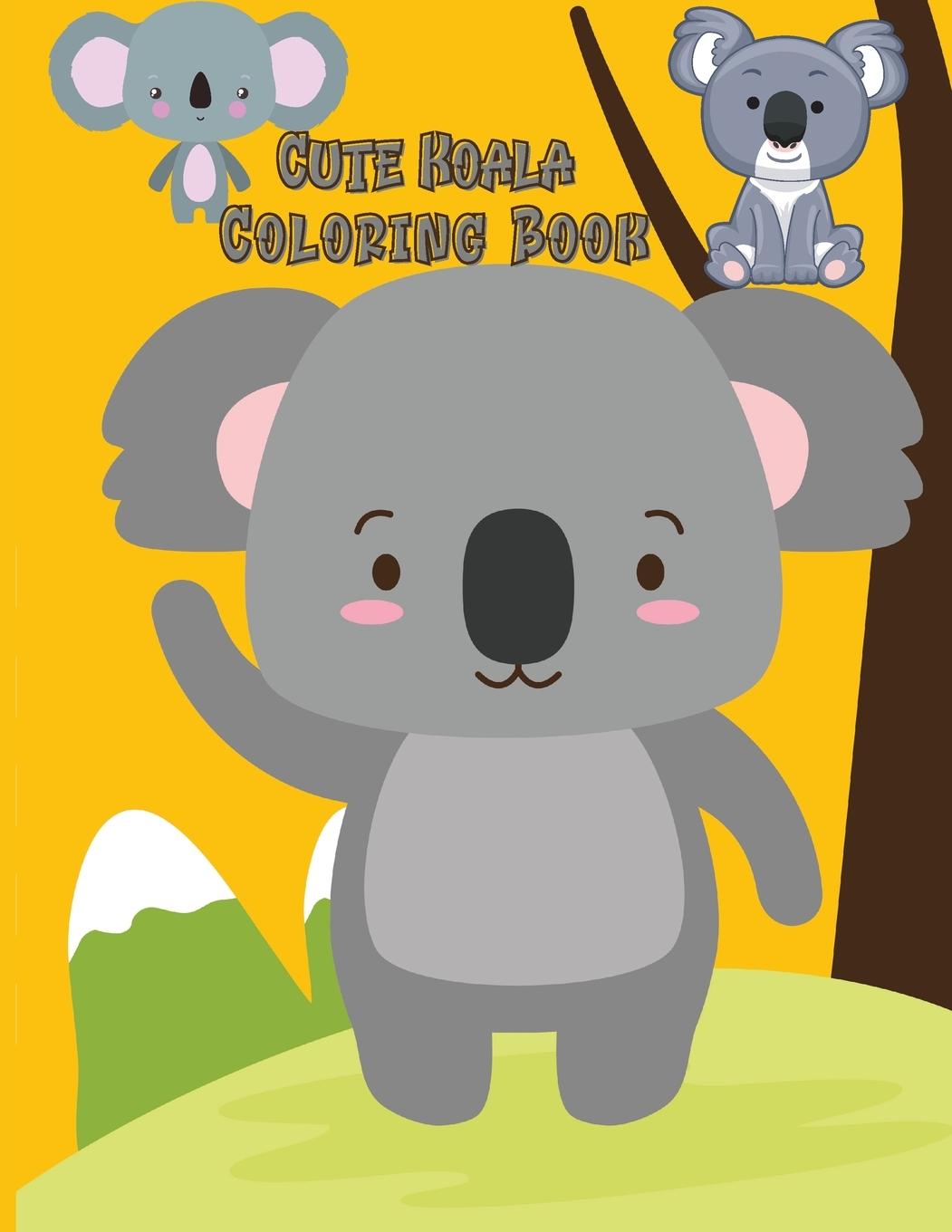 Libro Cute Koala Coloring Book 