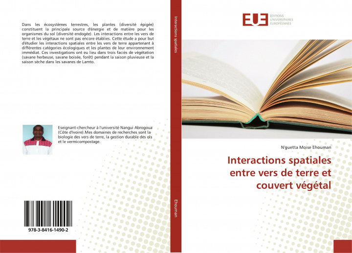 Carte Interactions spatiales entre vers de terre et couvert végétal N'guetta Moise Ehouman