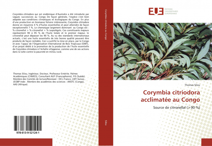 Книга Corymbia citriodora acclimatée au Congo 