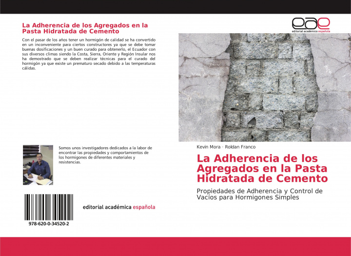 Buch La Adherencia de los Agregados en la Pasta Hidratada de Cemento Roldan Franco