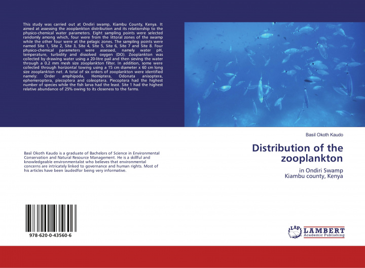 Βιβλίο Distribution of the zooplankton 