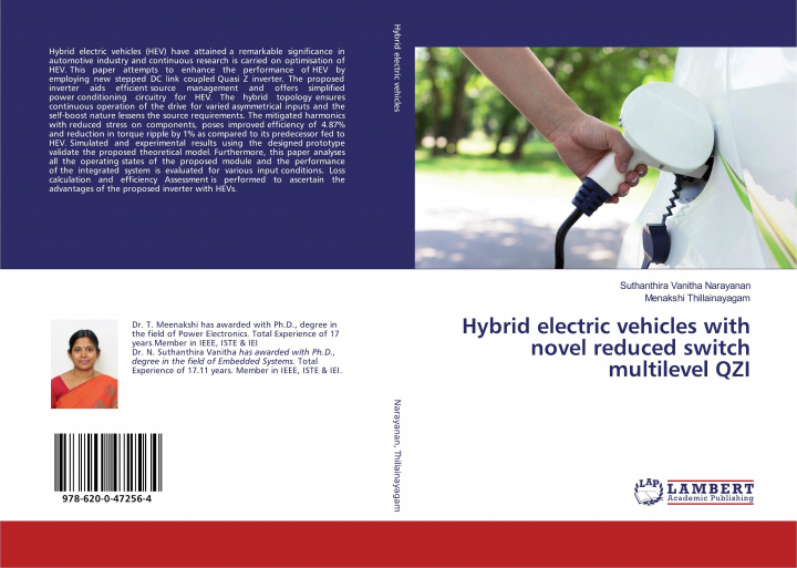 Könyv Hybrid electric vehicles with novel reduced switch multilevel QZI Menakshi Thillainayagam