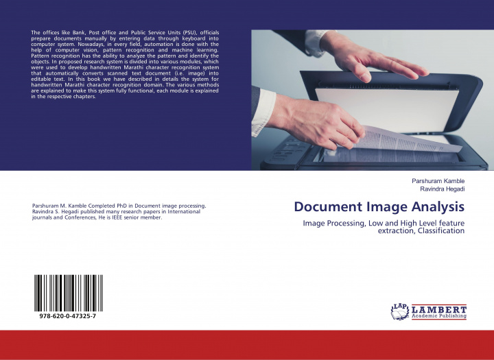 Knjiga Document Image Analysis Ravindra Hegadi