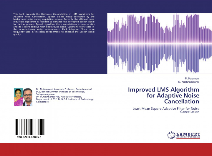 Knjiga Improved LMS Algorithm for Adaptive Noise Cancellation M. Krishnamoorthi