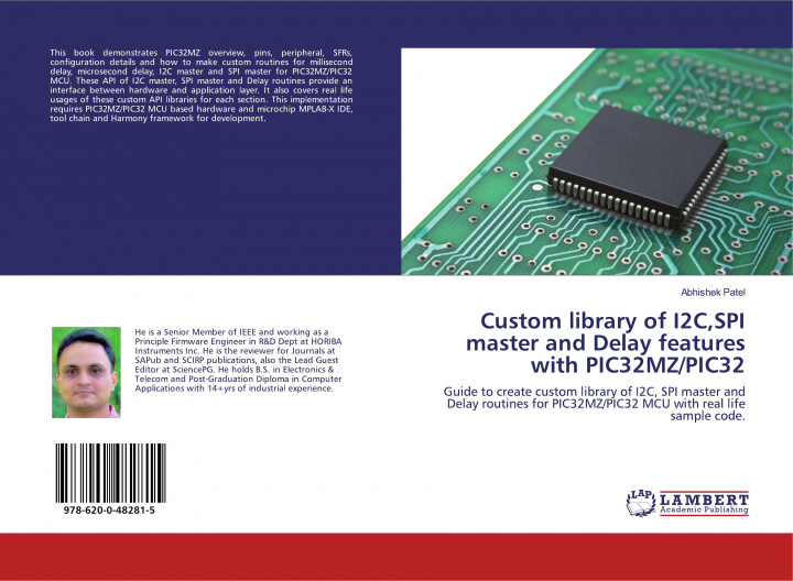 Książka Custom library of I2C,SPI master and Delay features with PIC32MZ/PIC32 