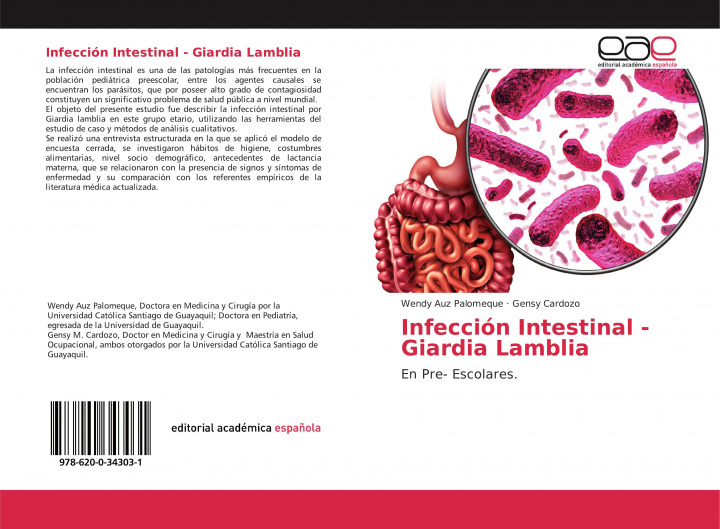 Kniha Infección Intestinal - Giardia Lamblia Gensy Cardozo