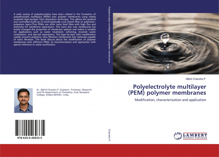 Knjiga Polyelectrolyte multilayer (PEM) polymer membranes 