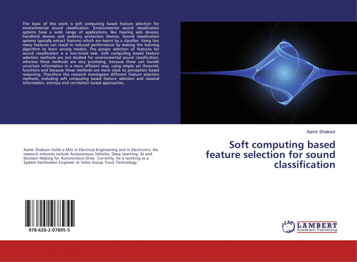 Knjiga Soft computing based feature selection for sound classification 