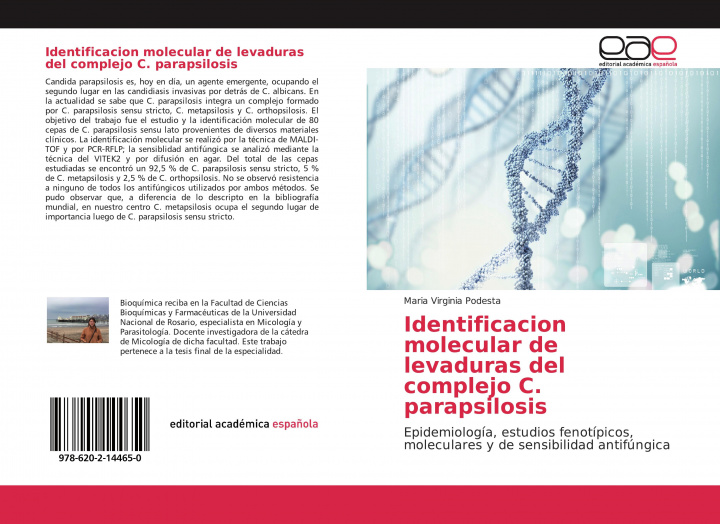 Kniha Identificacion molecular de levaduras del complejo C. parapsilosis 