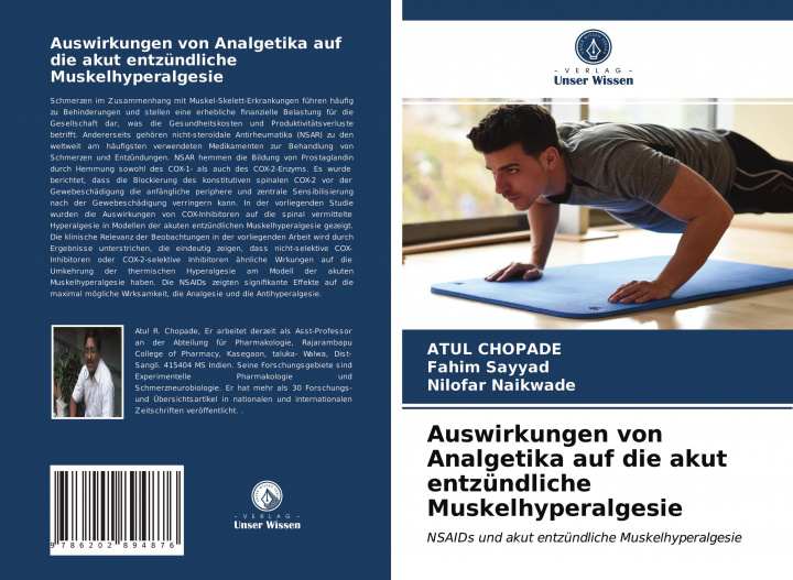 Buch Auswirkungen von Analgetika auf die akut entzündliche Muskelhyperalgesie Fahim Sayyad