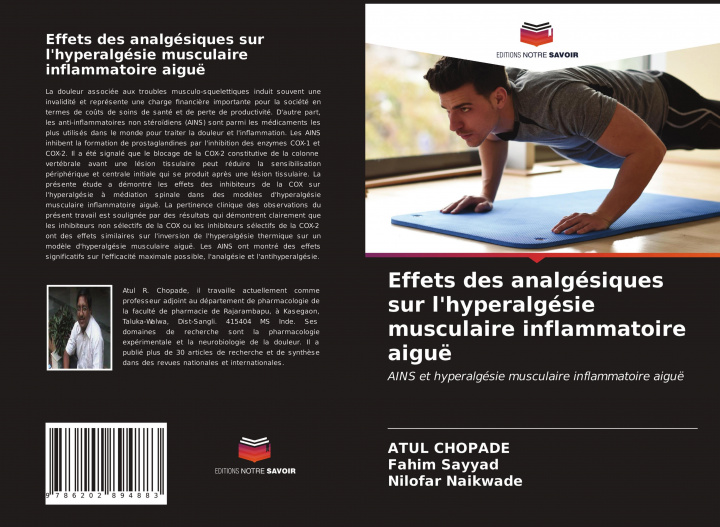 Könyv Effets des analgésiques sur l'hyperalgésie musculaire inflammatoire aiguë Fahim Sayyad