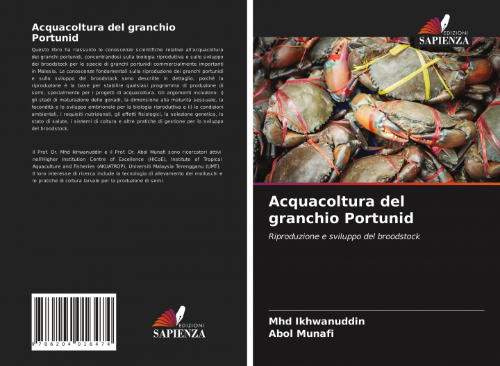 Knjiga Acquacoltura del granchio Portunid Abol Munafi