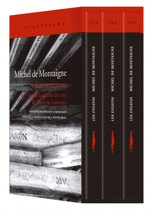 Kniha LOS ENSAYOS (ESTUCHE CON TRES VOLUMENES) DE MONTAIGNE