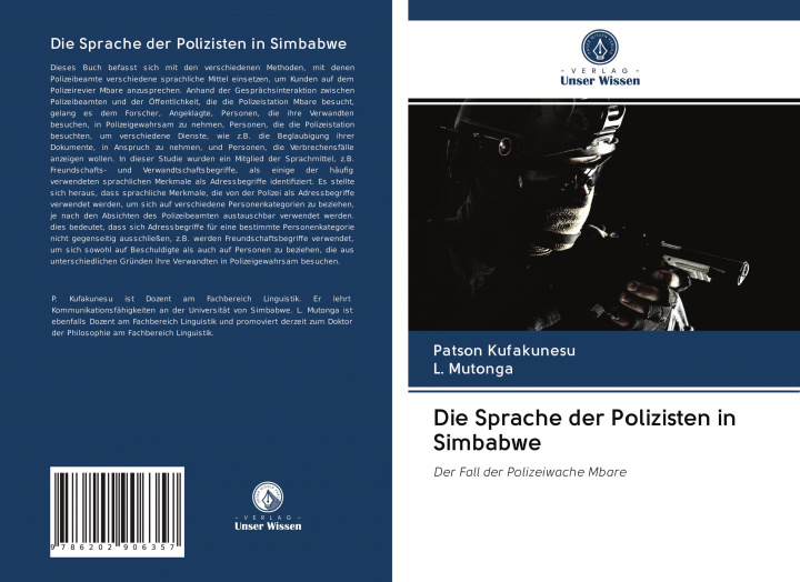 Knjiga Die Sprache der Polizisten in Simbabwe L. Mutonga