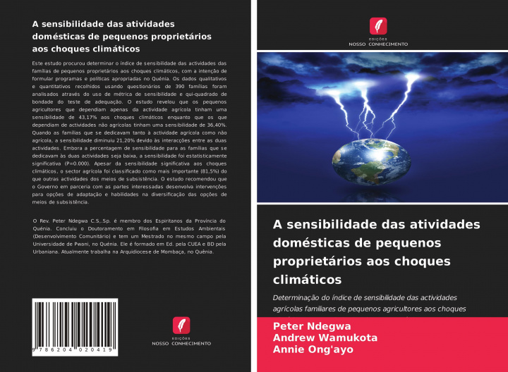 Könyv A sensibilidade das atividades domésticas de pequenos proprietários aos choques climáticos Andrew Wamukota