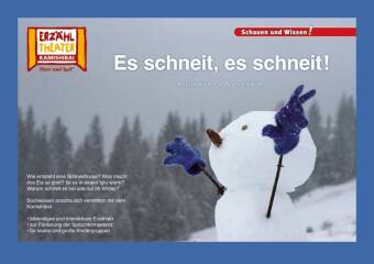 Kniha Es schneit, es schneit! / Kamishibai Bildkarten 