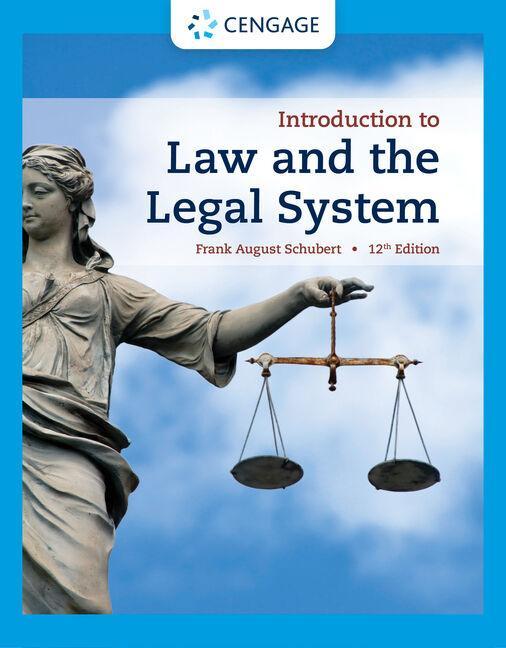 Buch Introduction to Law and the Legal System 