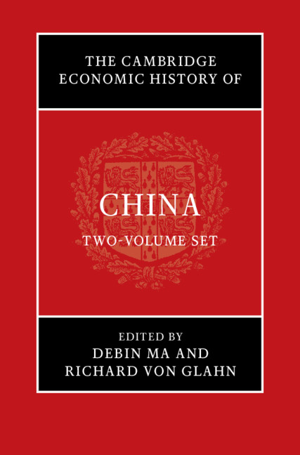 Könyv Cambridge Economic History of China 2 Volume Hardback Set Richard von Glahn