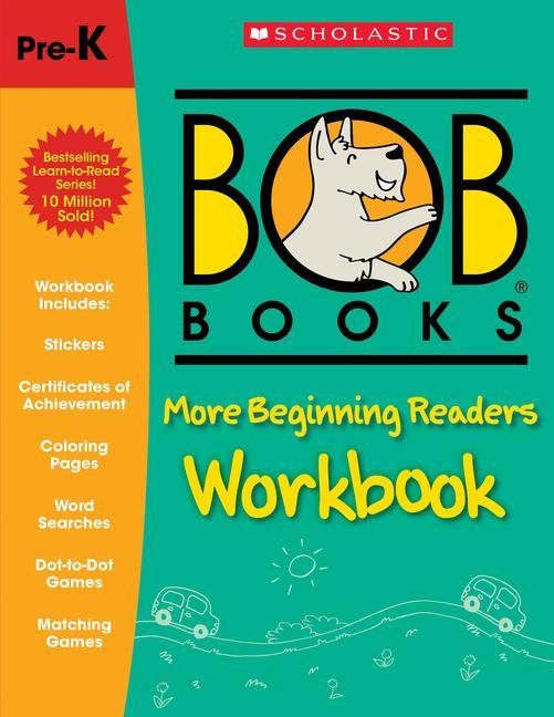 Книга Bob Books - More Beginning Readers Workbook Phonics, Writing Practice, Stickers, Ages 4 and Up, Kindergarten, First Grade (Stage 1: Starting to Read) 