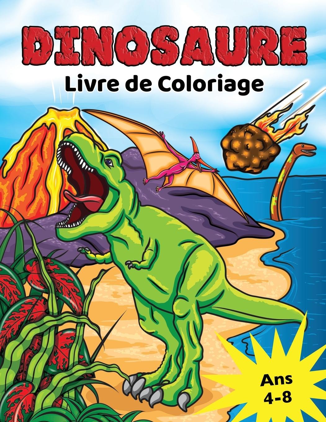 Kniha Dinosaure Livre de Coloriage 