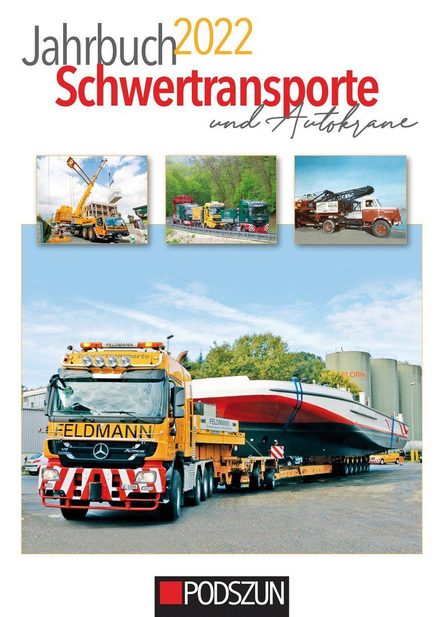 Kniha Jahrbuch Schwertransporte & Autokrane 2022 