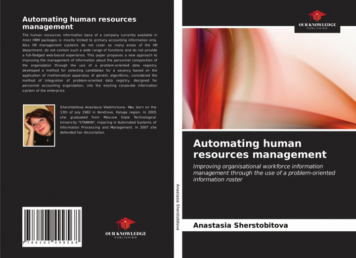 Knjiga Automating human resources management Anastasia Sherstobitova