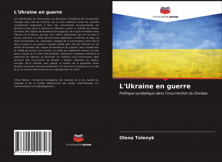 Buch L'Ukraine en guerre Olena Telenyk