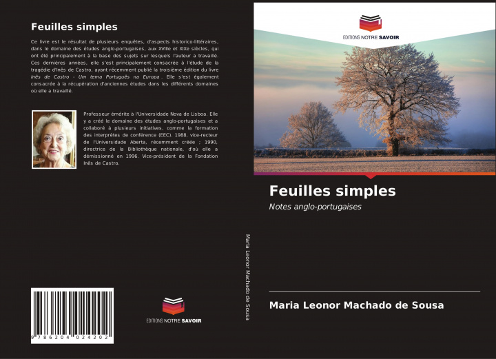 Knjiga Feuilles simples Maria Leonor Machado de Sousa