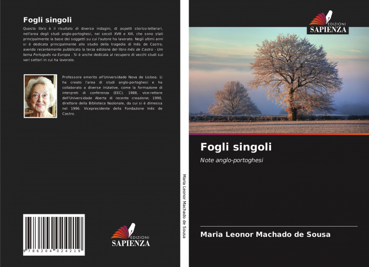 Knjiga Fogli singoli Maria Leonor Machado de Sousa