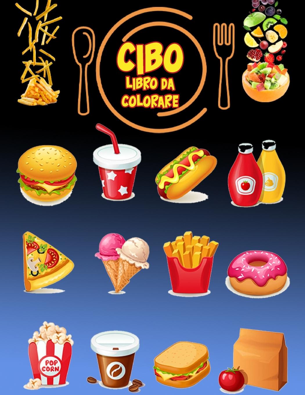 Livro Libro da colorare del cibo James Howard