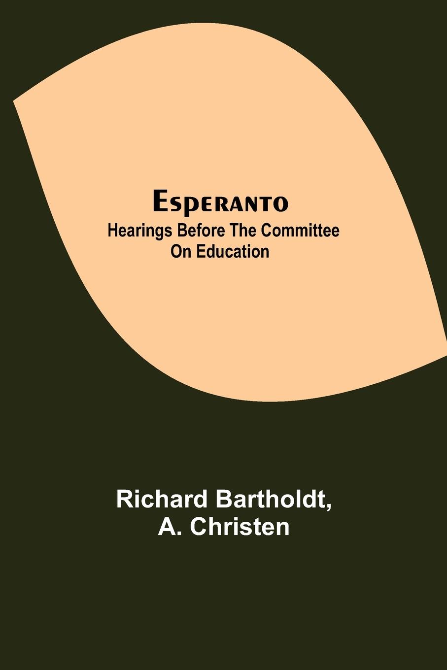 Kniha Esperanto A. Christen