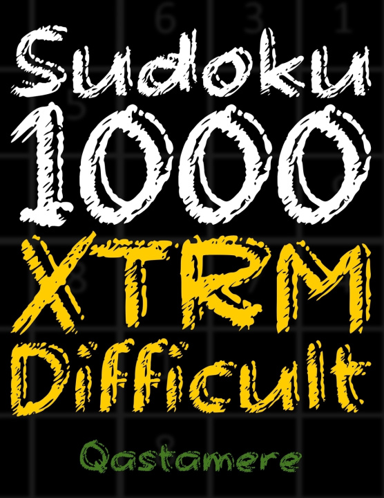 Boek Sudoku 1000 XTRM Difficult Qastamere