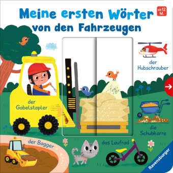Книга Meine ersten Wörter von den Fahrzeugen - Sprechen lernen mit großen Schiebern und Sachwissen für Kinder ab 12 Monaten Carol Herring