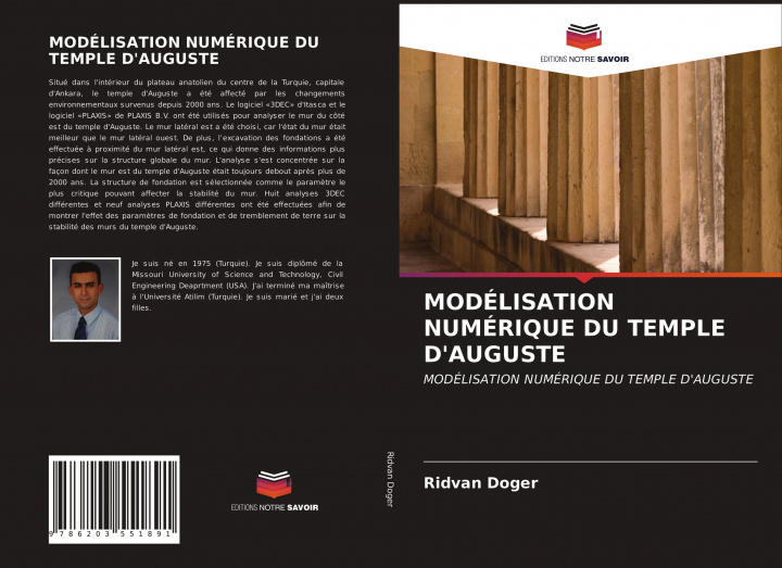 Knjiga MODÉLISATION NUMÉRIQUE DU TEMPLE D'AUGUSTE Ridvan Doger