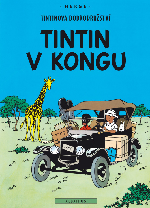 Book Tintinova dobrodružství Tintin v Kongu Hergé