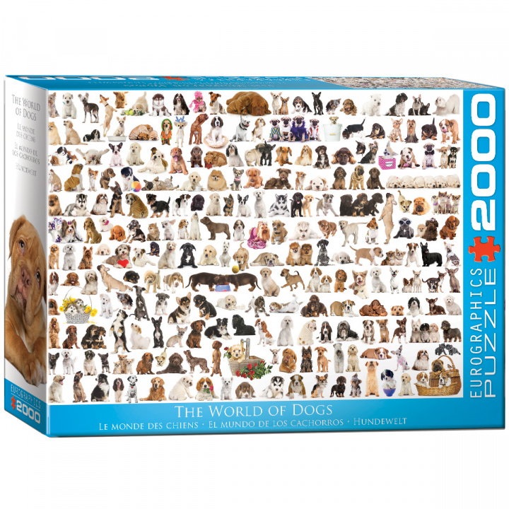 Carte Puzzle 2000 The World of Dogs 8220-0581 