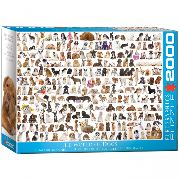 Book Puzzle 2000 The World of Dogs 8220-0581 