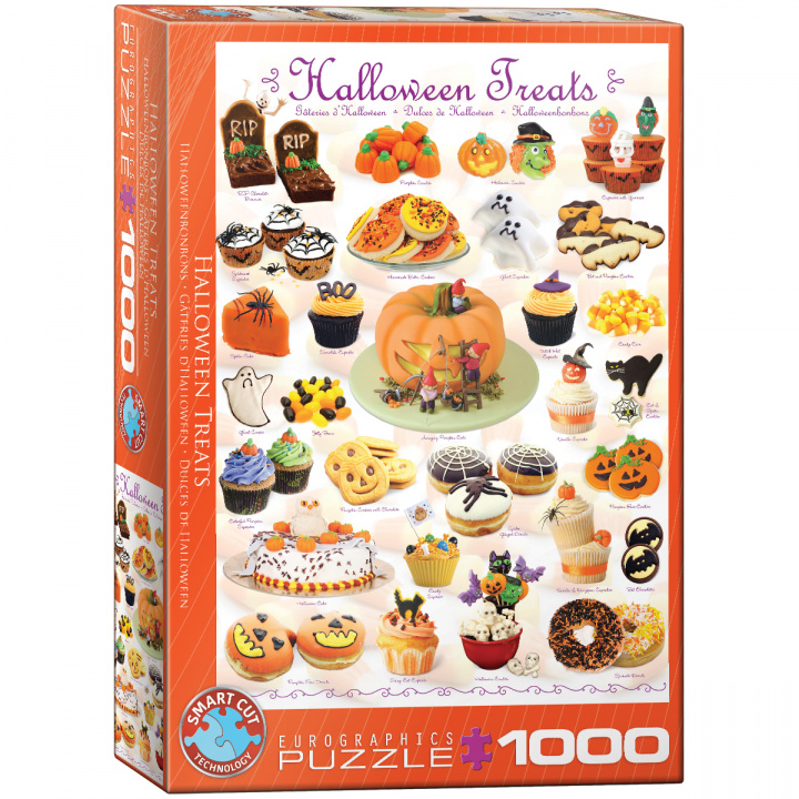 Книга Puzzle 1000 Halloween Treats 6000-0432 