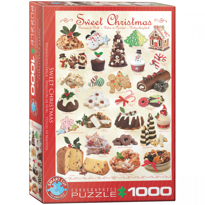Könyv Puzzle 1000 Sweet Christmas 6000-0433 