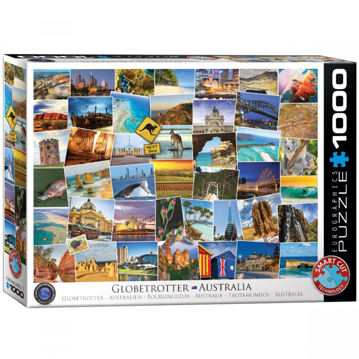 Kniha Puzzle 1000 Globetrotter Australia 6000-0753 
