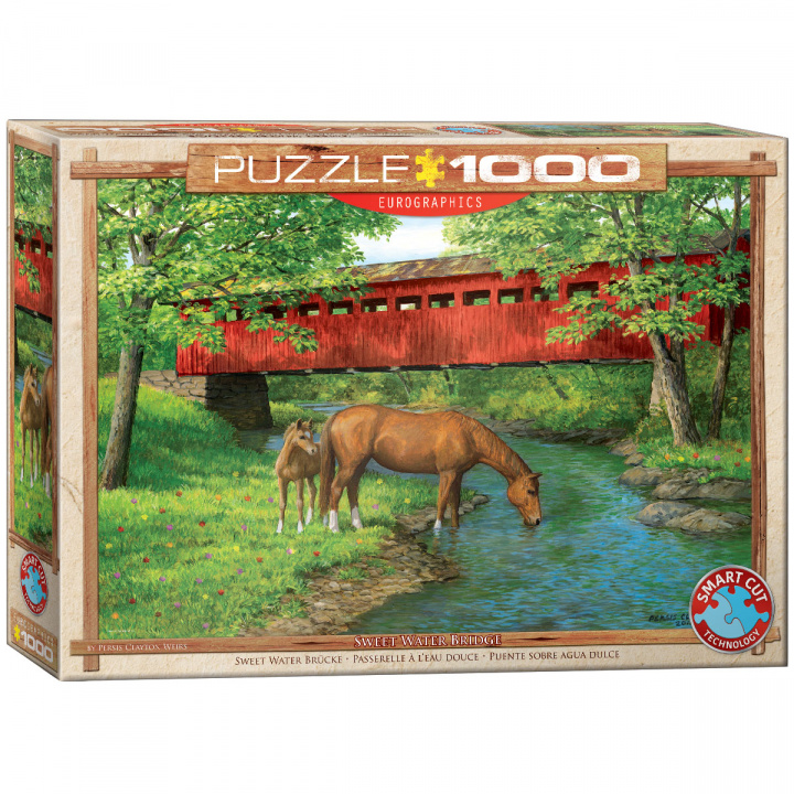 Kniha Puzzle 1000 Sweet Water Bridge by Weirs 6000-0834 